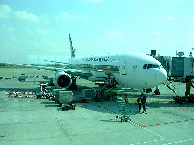 2004希臘巴黎倫敦行~啟程：台北-新加坡轉機 @麻吉小兔。世界行旅