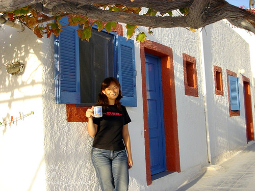 希臘Greece聖特里尼住宿-天堂秘境OIA：洞穴屋Lauda Hotel in Oia, Santorini island, Cyclades, Greece @麻吉小兔。世界行旅