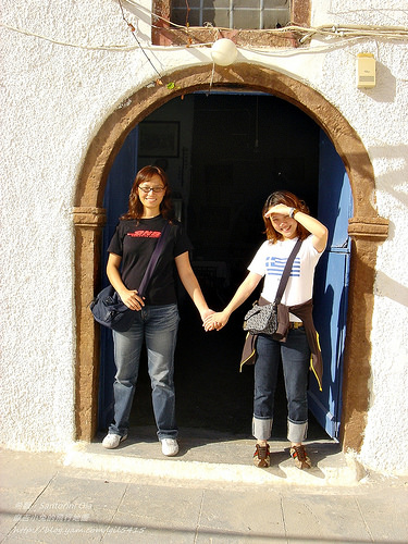 希臘Greece聖特里尼住宿-天堂秘境OIA：洞穴屋Lauda Hotel in Oia, Santorini island, Cyclades, Greece @麻吉小兔。世界行旅