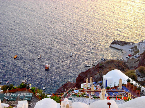 希臘Greece聖特里尼住宿-天堂秘境OIA：洞穴屋Lauda Hotel in Oia, Santorini island, Cyclades, Greece @麻吉小兔。世界行旅