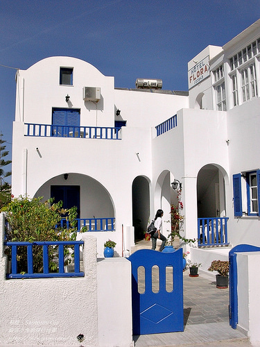 希臘Greece聖特里尼住宿-天堂秘境OIA：洞穴屋Lauda Hotel in Oia, Santorini island, Cyclades, Greece @麻吉小兔。世界行旅