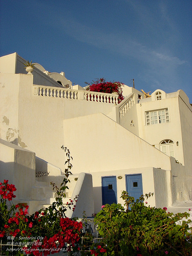 希臘Greece聖特里尼住宿-天堂秘境OIA：洞穴屋Lauda Hotel in Oia, Santorini island, Cyclades, Greece @麻吉小兔。世界行旅