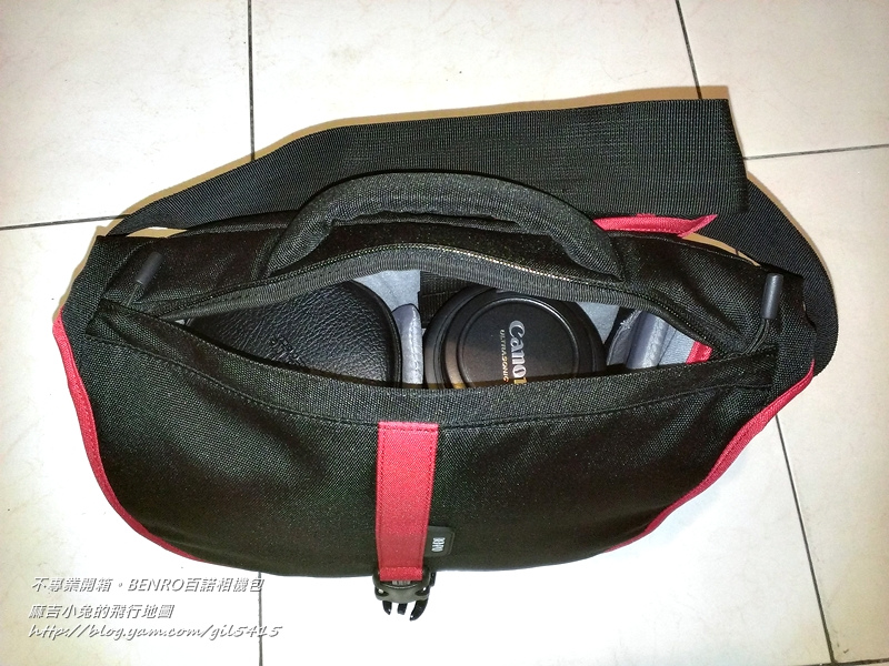【攝影簡易不專業開箱】：BENRO 百諾20 單肩相機包 5D3可用 @麻吉小兔。世界行旅