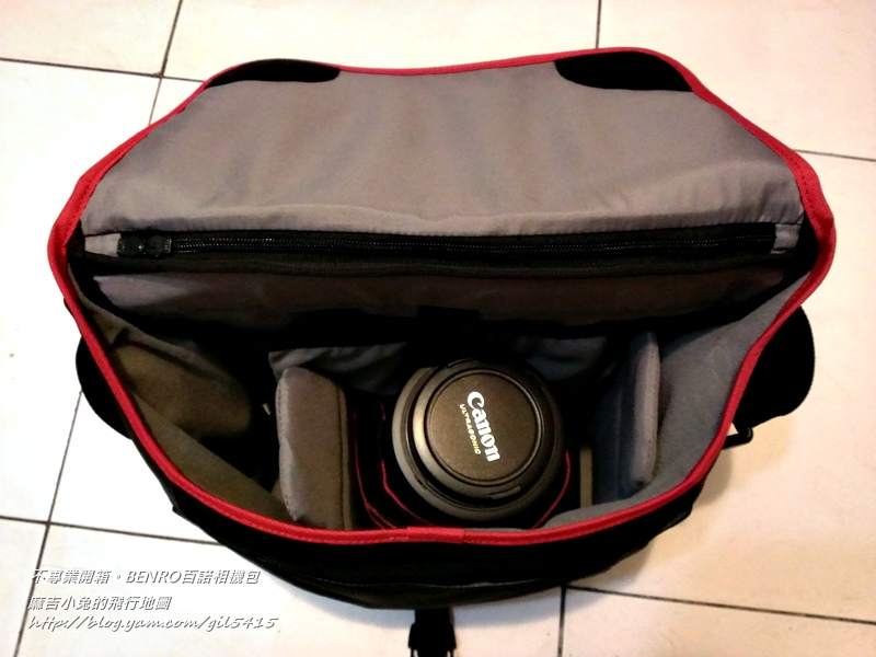 【攝影簡易不專業開箱】：BENRO 百諾20 單肩相機包 5D3可用 @麻吉小兔。世界行旅