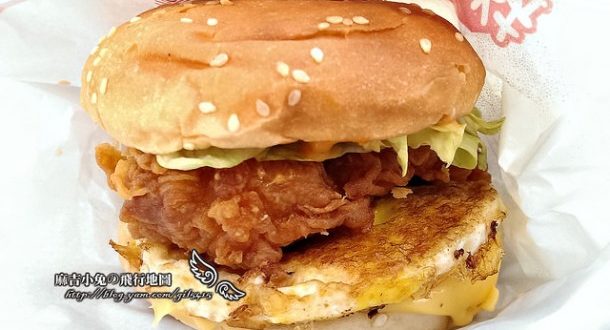 南台灣限定！【丹丹漢堡】臺灣味速食小吃新吃法～超揪西鮮脆雞腿堡+麵線羹、廣東粥（分店資訊整理） @麻吉小兔。世界行旅