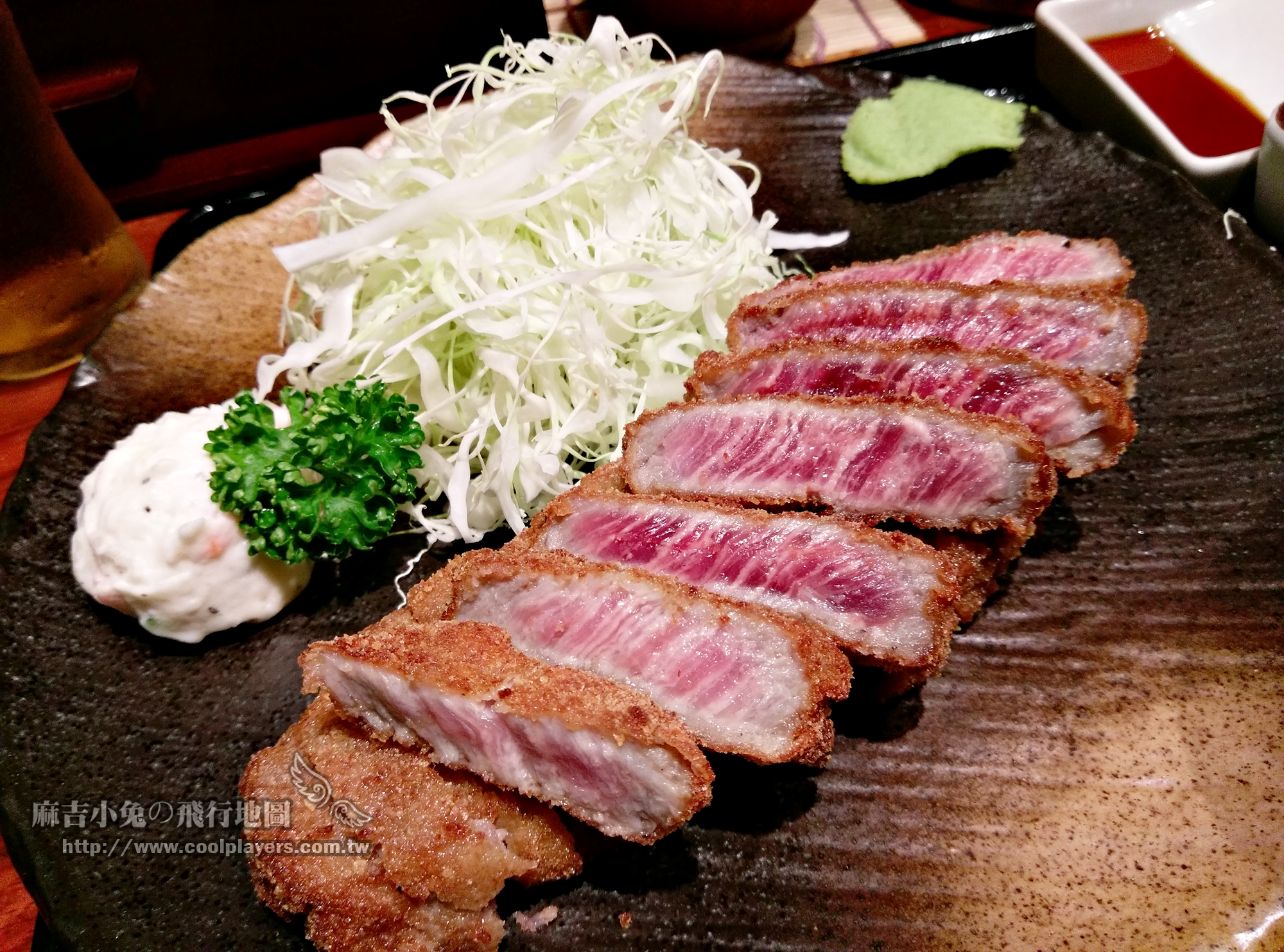 東京超美味炸牛排【牛かつもと村】~油花炸裂、入口即化~