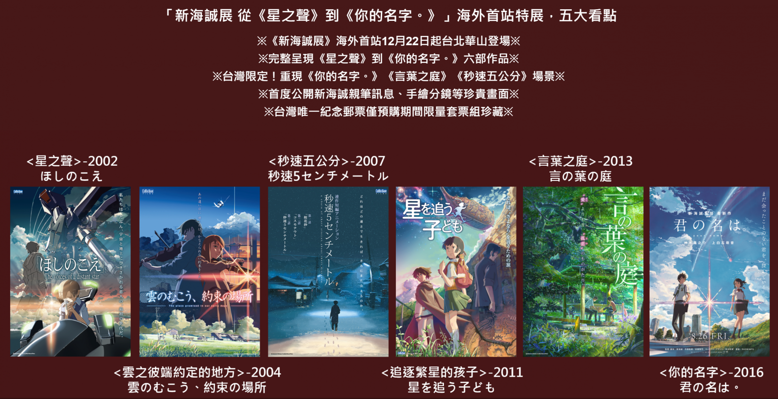 東京【新海誠展】海外首站~2017/12/22起~華山文創園區~感動開展 @麻吉小兔。世界行旅