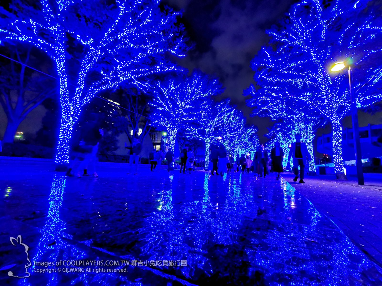 東京耶誕燈~代々木公園【青の洞窟 SHIBUYA】渋谷公園通 @麻吉小兔。世界行旅