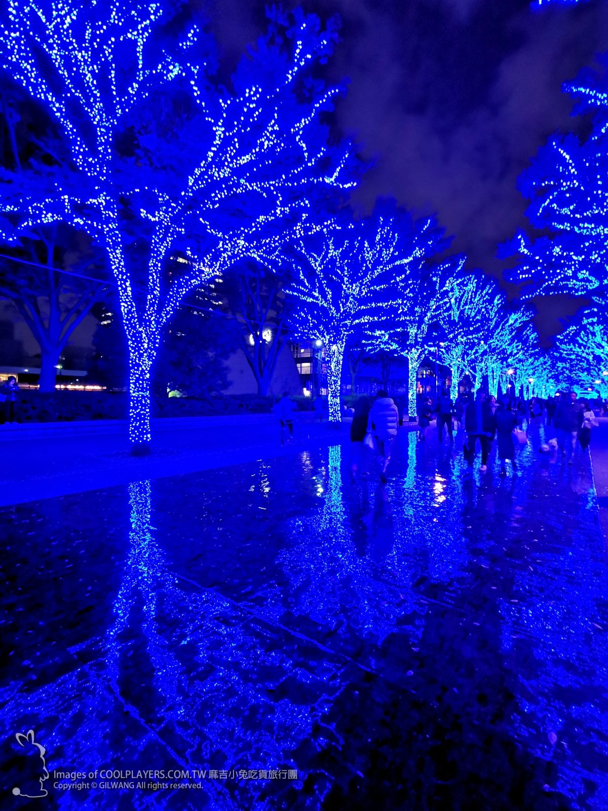 東京耶誕燈~代々木公園【青の洞窟 SHIBUYA】渋谷公園通 @麻吉小兔。世界行旅