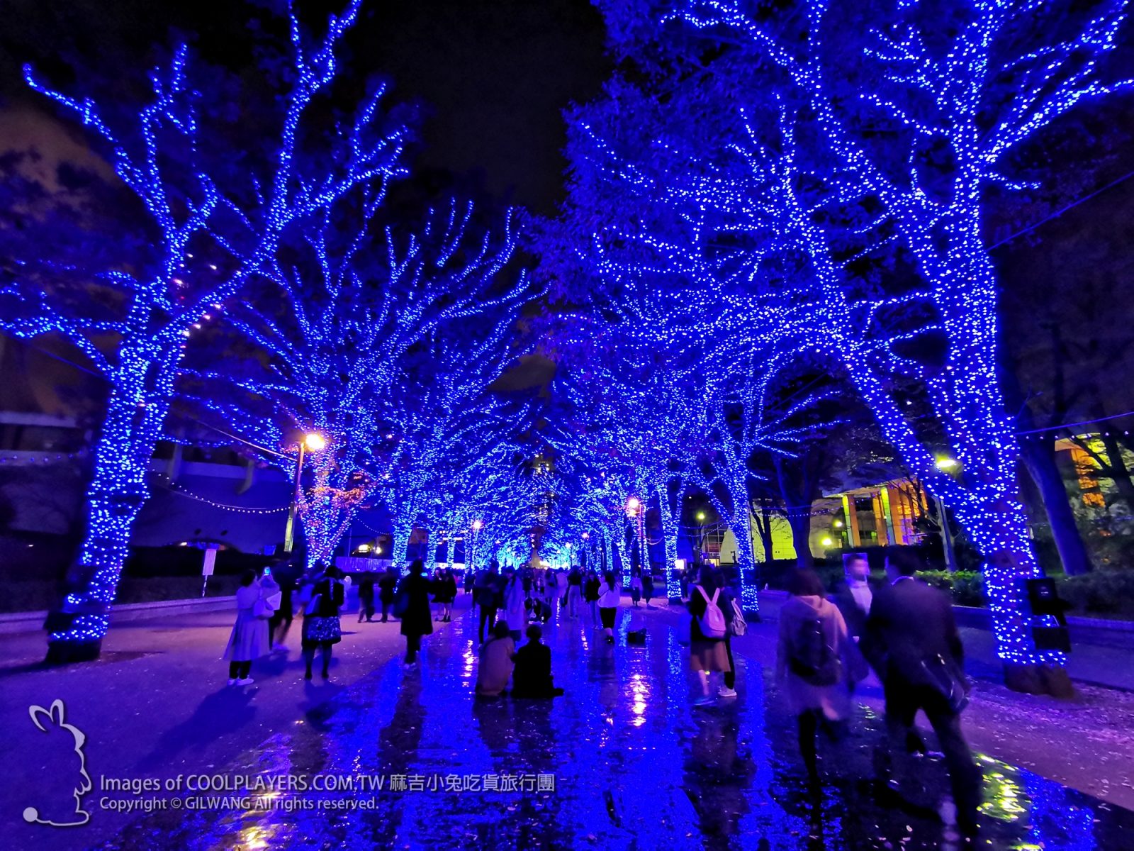 東京耶誕燈~代々木公園【青の洞窟 SHIBUYA】渋谷公園通 @麻吉小兔。世界行旅
